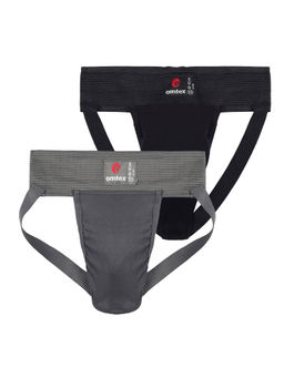 Omtex - Mens Athletic Gym Supporters Jockstraps Multi-Color (Pack of 2)