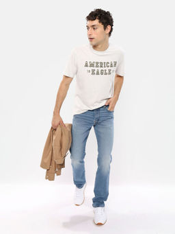 American Eagle - Men Blue Airflex Slim Straight Jean