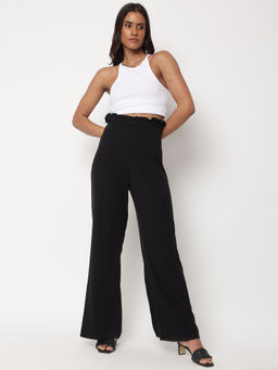 Missguided - Paperbag Wide Leg Trouser