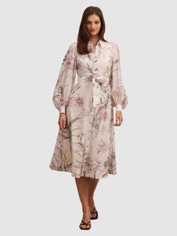 Forever New - Pink Floral Shirt Dress