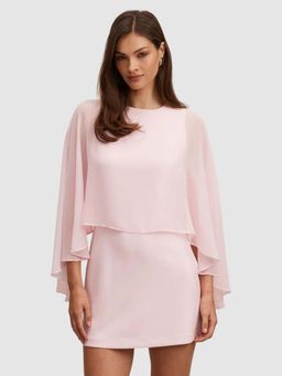 Forever New - Pink Solid Plain Bodycon Dress