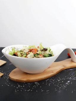 Smokey Cocktail - Artisan Serving Big Platter (White)