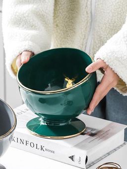 Smokey Cocktail - Mini Round Platter (Green)