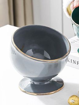 Smokey Cocktail - Mini Round Platter (Grey)