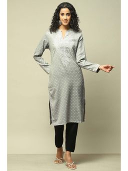 Rangriti - Women Grey Acrylic Kurta