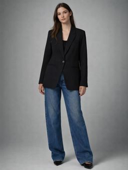 Scoup - Black Regular Fit Blazer