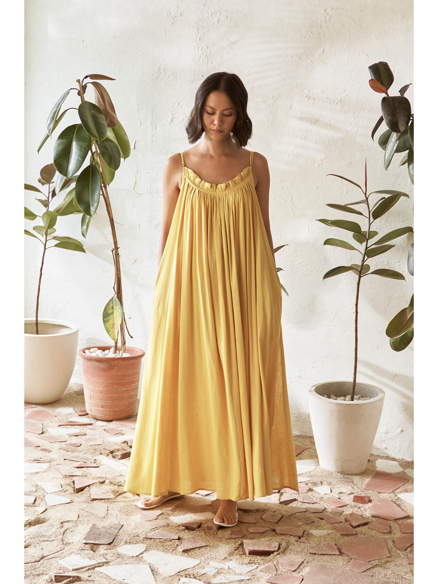 canoopi Ochre Yellow Dress-picture-6