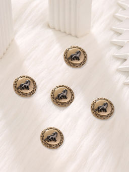 Cosa Nostraa - The Classic Regal Lion Buttons