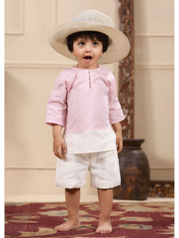 CASA NINOS - Pink White Co-Ord Boys (Set of 2)