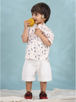 CASA NINOS - Dolphin Pink Print Shirt