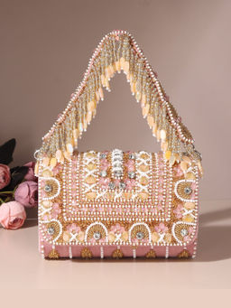 HOUSE OF WEBHIN - Zeenat Pink Flap Bag