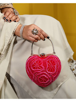 HOUSE OF WEBHIN - Cupid'S Pink Heart Bag