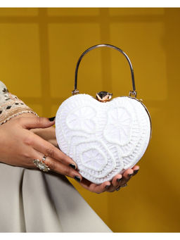 HOUSE OF WEBHIN - Cupid'S White Heart Bag