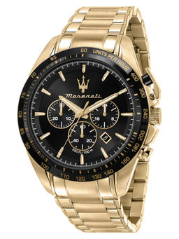 Maserati - Traguardo Chronograph Date Analog Dial Color Black Mens Watch - R8873612041