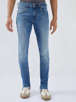 Spykar - Men Blue Solid Slim Fit Jeans