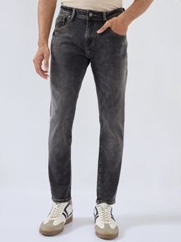 Spykar - Men Black Solid Slim Fit Jeans
