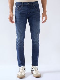 Spykar - Men Blue Solid Slim Fit Jeans