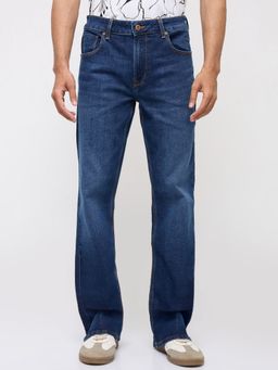 Spykar - Men Blue Solid Regular Fit Jeans