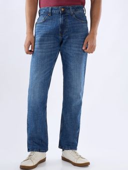 Spykar - Men Blue Solid Relaxed Fit Jeans