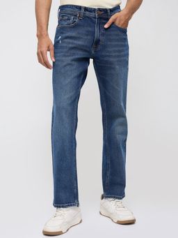 Spykar - Men Blue Solid Relaxed Fit Jeans