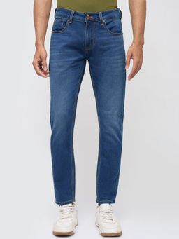 Spykar - Men Blue Solid Slim Fit Jeans