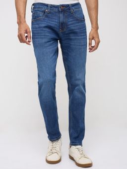 Spykar - Men Blue Solid Slim Fit Jeans