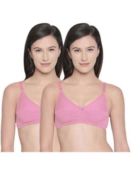 Bodycare - B, C & D Cup Perfect Coverage Bra-Pack Of 2 - Pink