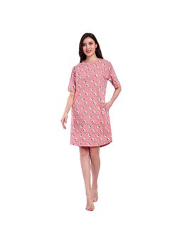 Bedtime Story - Pink Peanut Sweet Dream Aop Night Dress