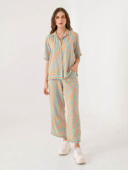 Prakriti Jaipur - Women Orange Printed Co-Ord (Set of 2)