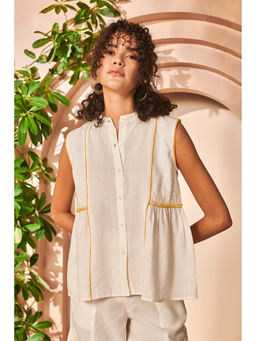 Prakriti Jaipur - Women White Embellished Shirt