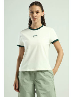 Reebok - Green Solid Regular Fit T-Shirt