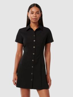 Forever New - Winnie Pleated Button Down Mini Dress