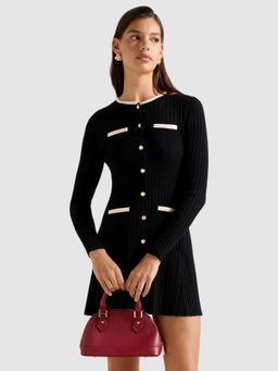 Forever New - Brielle Fit and Flare Knit Mini Dress