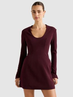 Forever New - Ruby Long Sleeve Structured Mini Dress