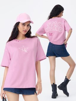 The Souled Store - Oversized Stay Weird Womens Oversized T-Shirt