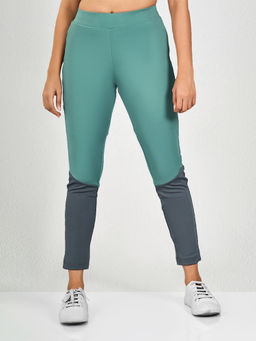 MAYSIXTY - Women Poly Grindle Green Leggings