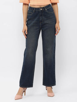 Madame - Light Washed Blue Mom Fit Jeans
