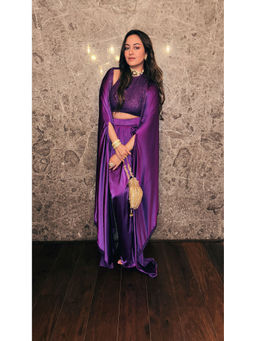 ITRH - Violeta Cape with Crop Top and Skirt (Set of 3)