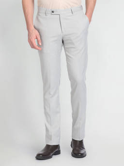 Arrow - Solid Dobby Formal Grey Trouser