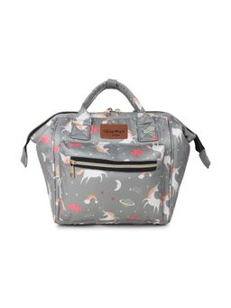 Chinmay Kids - Large Capacity Mother Diaper Mini Backpack (Grey)