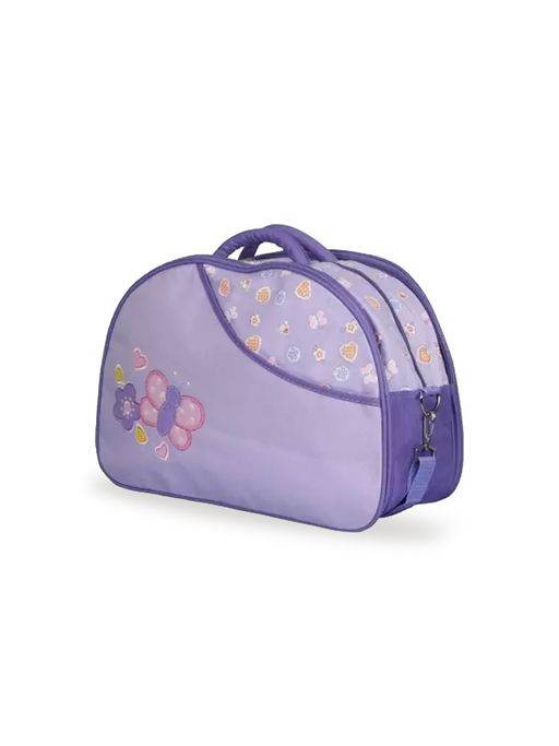 Chinmay Kids Baby Mother Bag With Holder Diaper Changing Multi Compartment Purple