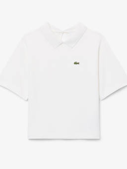 Lacoste - White Solid Regular Polo T-Shirt