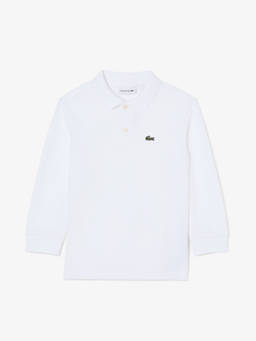 Lacoste - White Solid Regular Polo T-Shirt
