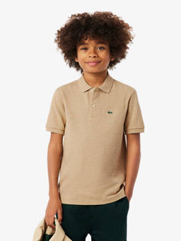 Lacoste - Beige Solid Regular Polo T-Shirt