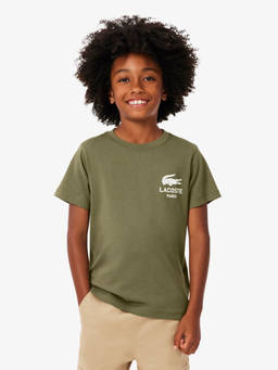 Lacoste - Grey Printed Regular T-Shirt