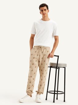 Levi's - Mens Beige Regular Fit Joggers