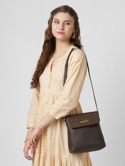 Caprese - Women Fergi Brown Large Crossbody Sling Bag