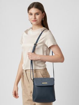 Caprese - Women Fergi Navy Blue Large Crossbody Sling Bag