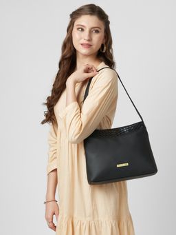 Caprese - Women Fairy Black Medium Handbag