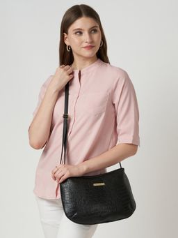 Caprese - Women Pupa Black Large Handbag